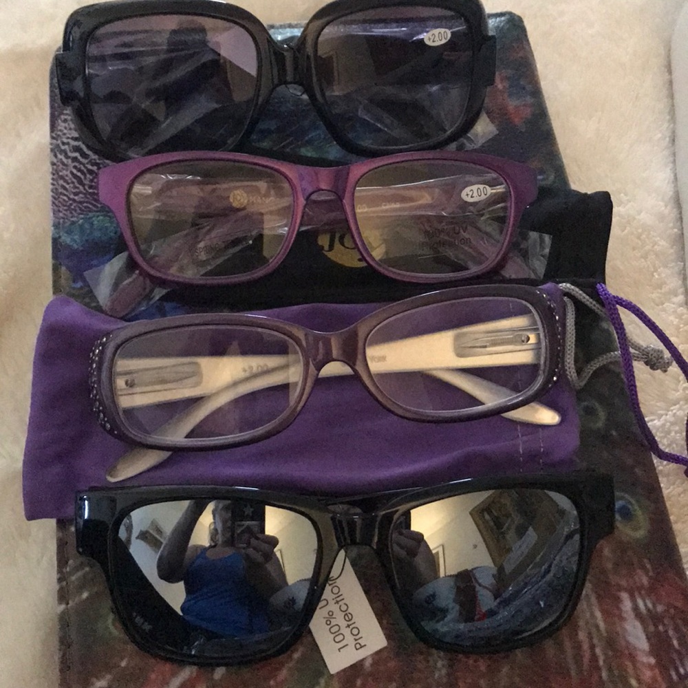 4/2.0 Fashion reader glasses. 4for $14